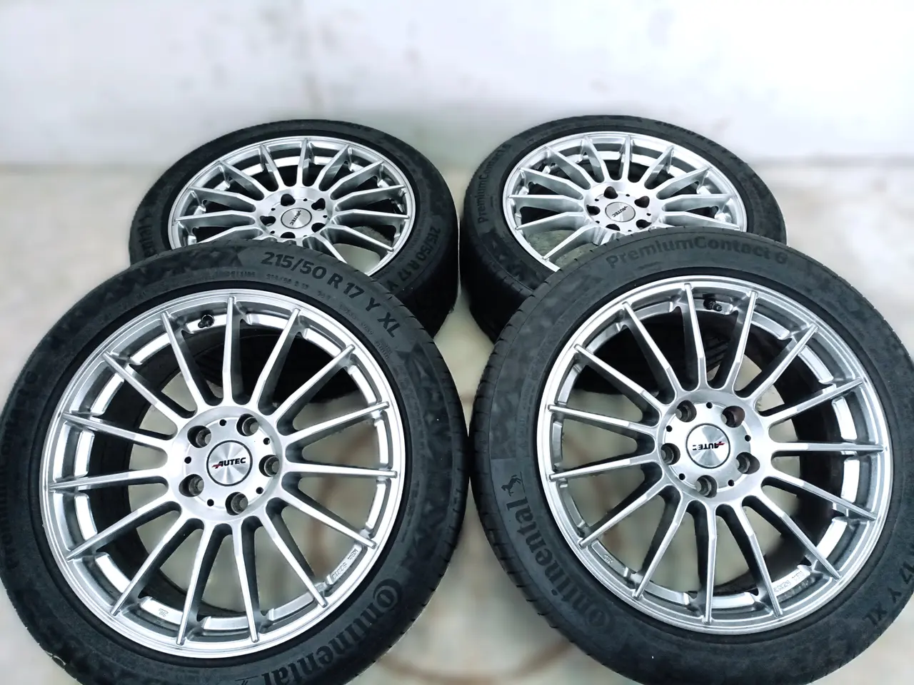 Billede 3 - 5x108 17" ET45 nav 70ø AUTEC sommersæt inkl.TPMS 