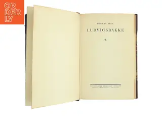 Ludvigsbakke af Herman Bang (Bog)