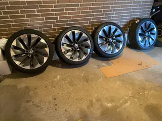 21" originale fælge til Skoda Enyaq med sommerdæk