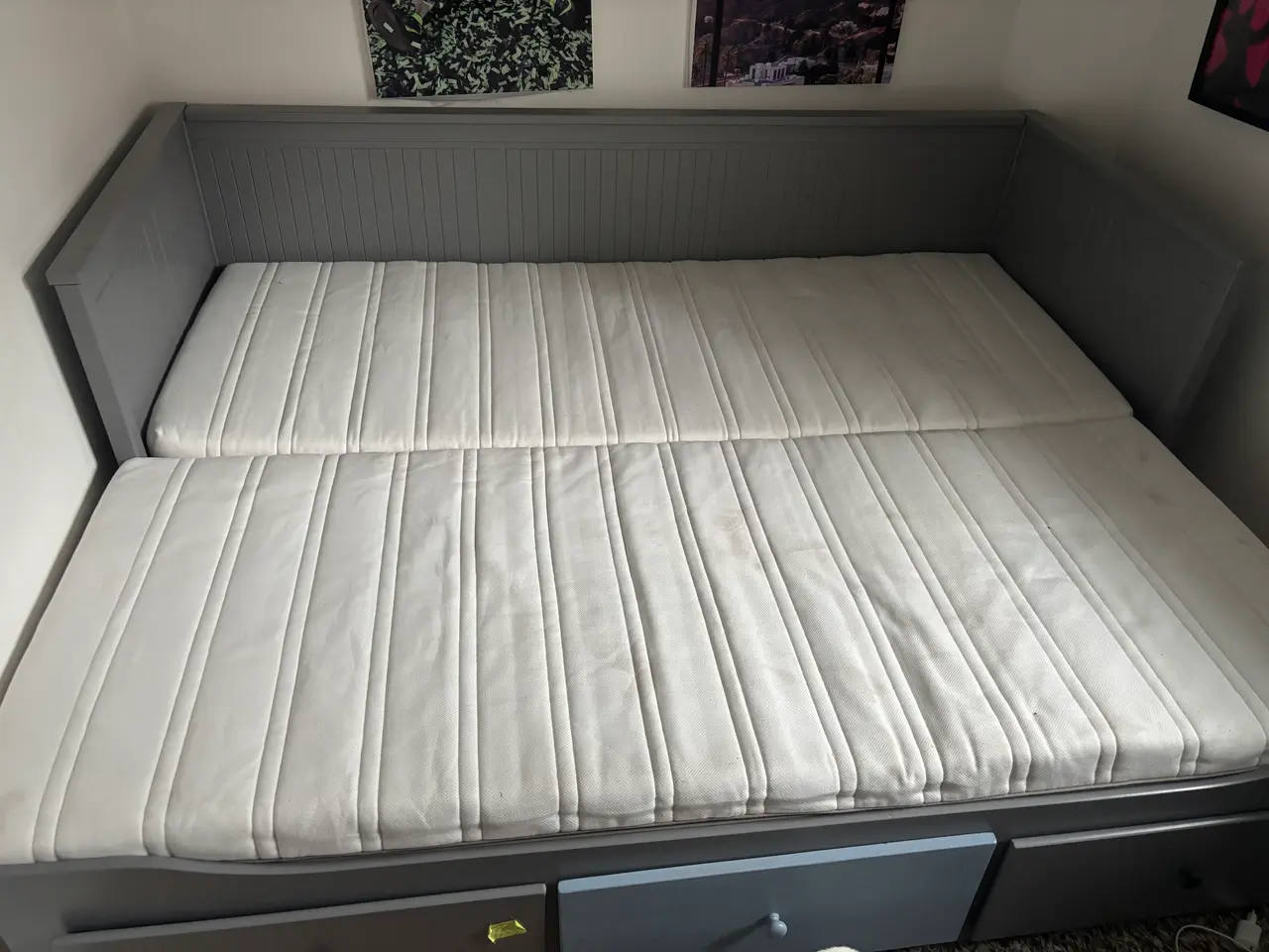 Billede 2 - IKEA HEMNES seng inkl. 2 madrasser