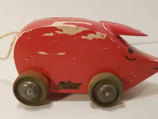 Sjælden Tekno sparegris fra 1950.