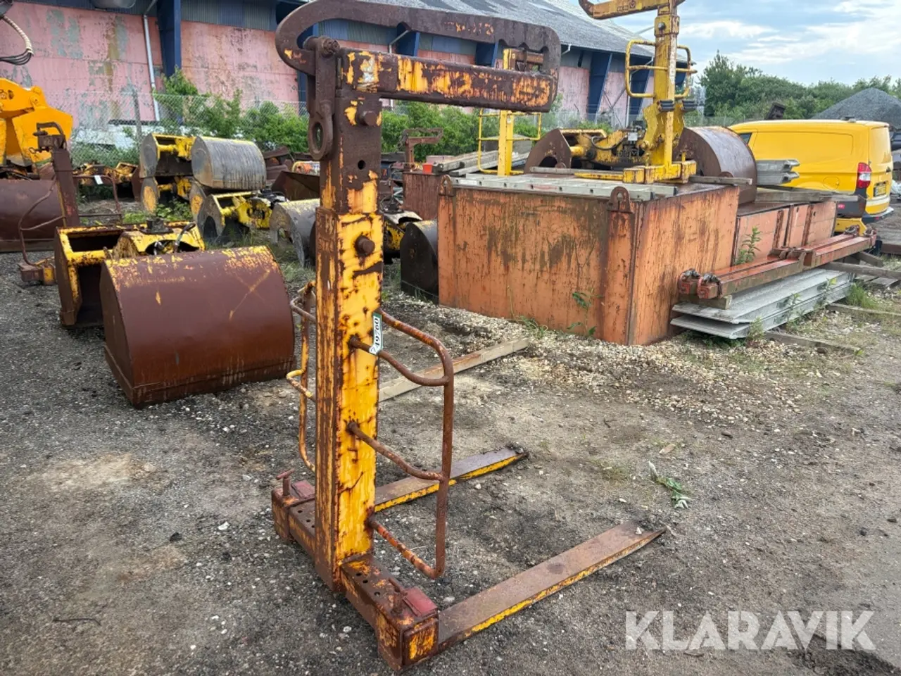 Billede 3 - Pallegafler til kran Fanø kranservice 3.t