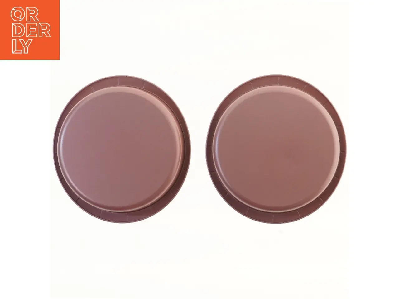 Billede 2 - 2 stk runde plastfade Ø 24 cm (str. Ø 24 cm)
