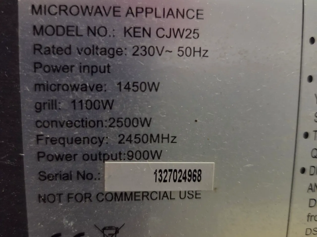 Billede 3 - Kenwood Kombiovn