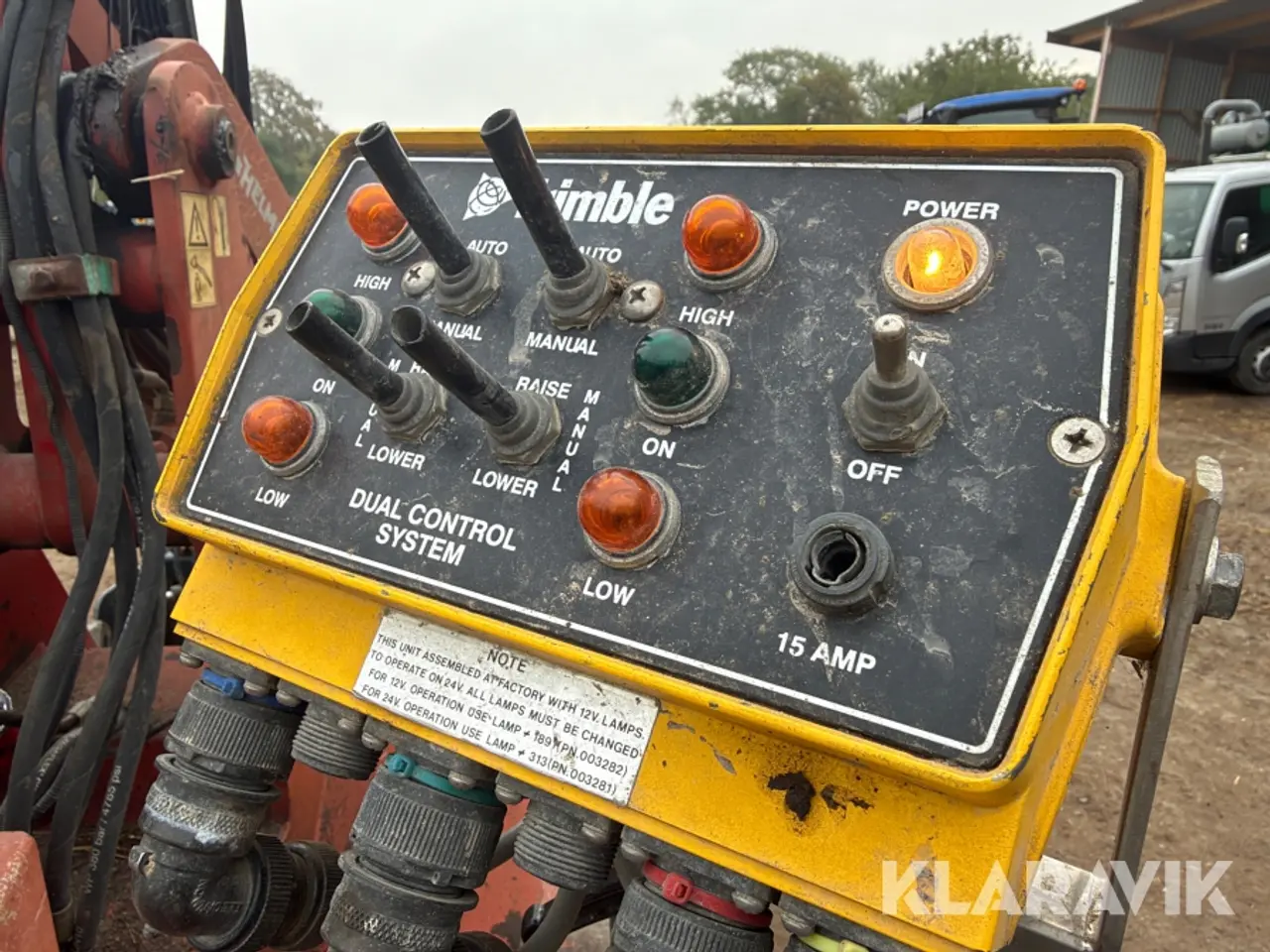 Billede 5 - Sandafretter Mekos ANK 125 laserstyret med 2 Trimble LR410 lasermodtagere