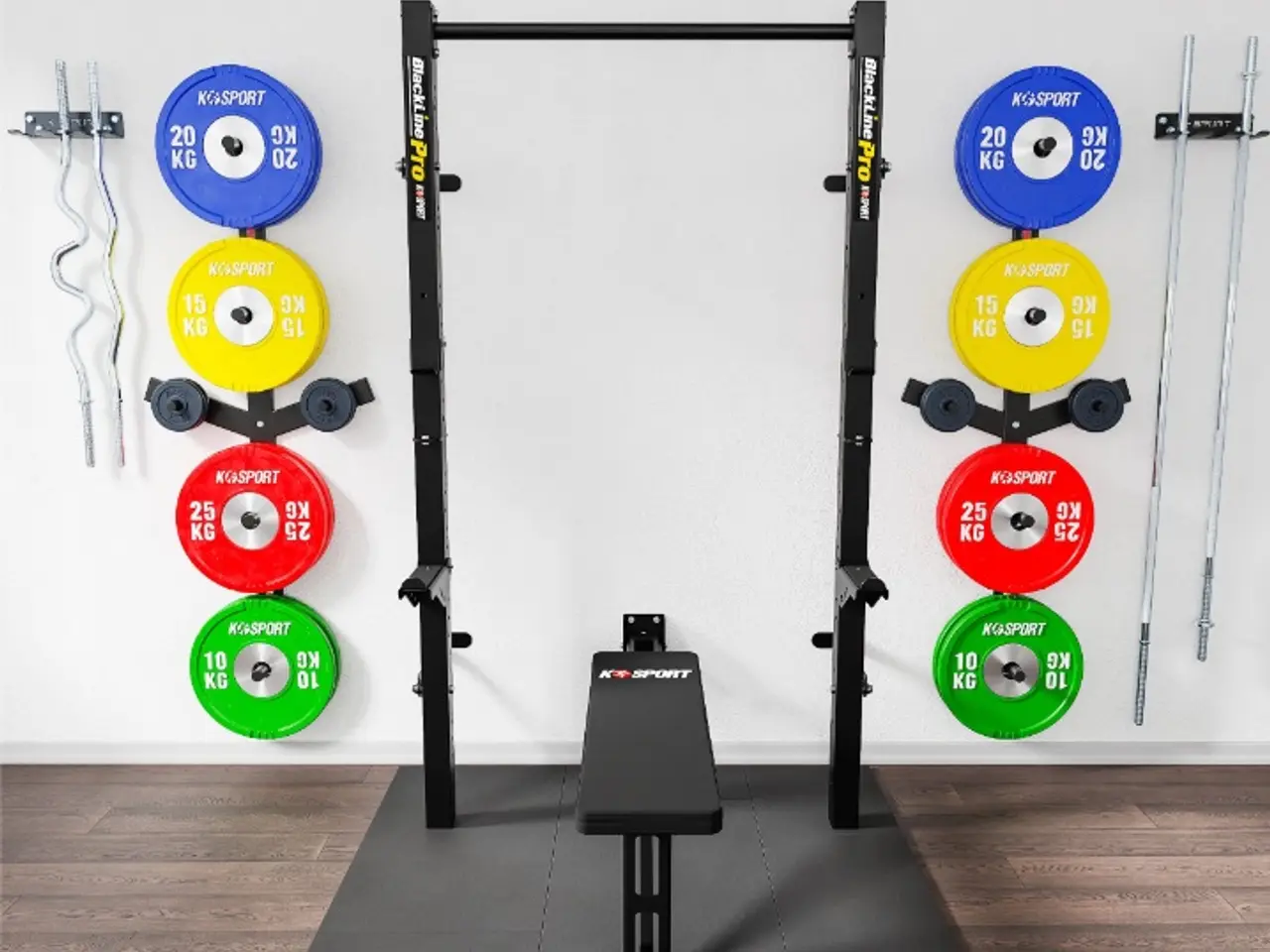 Billede 2 - Wall-Mounted Foldable Training Rack / Barbell Pres