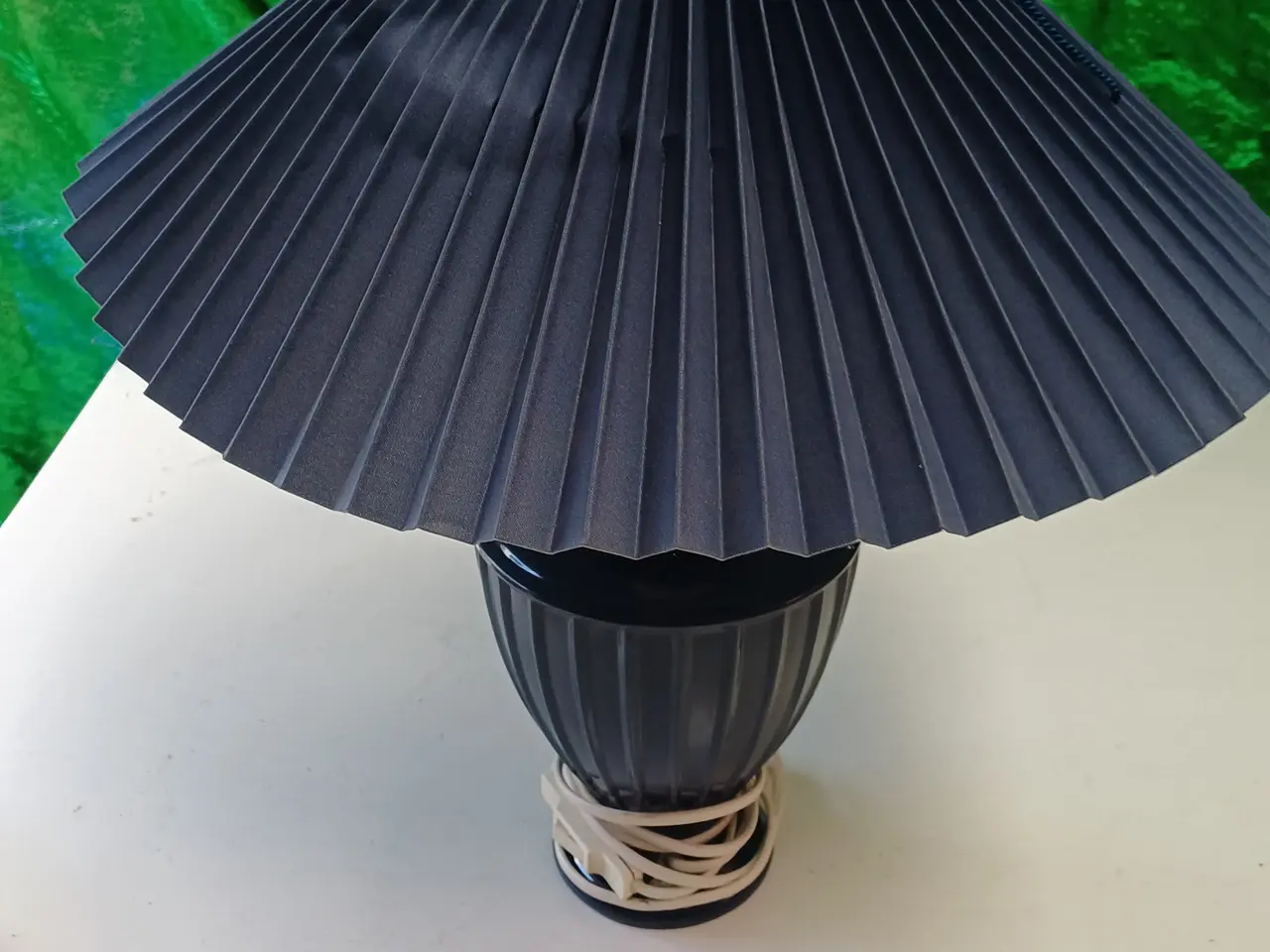 Billede 1 - Bordlampe i pocelæn