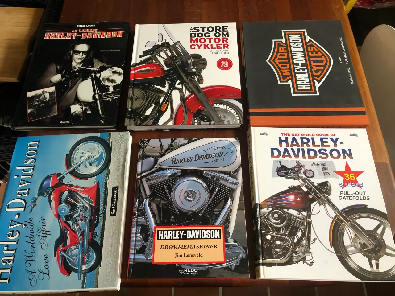 Billede 1 - Harley Davidsen bøger 6 stk. 