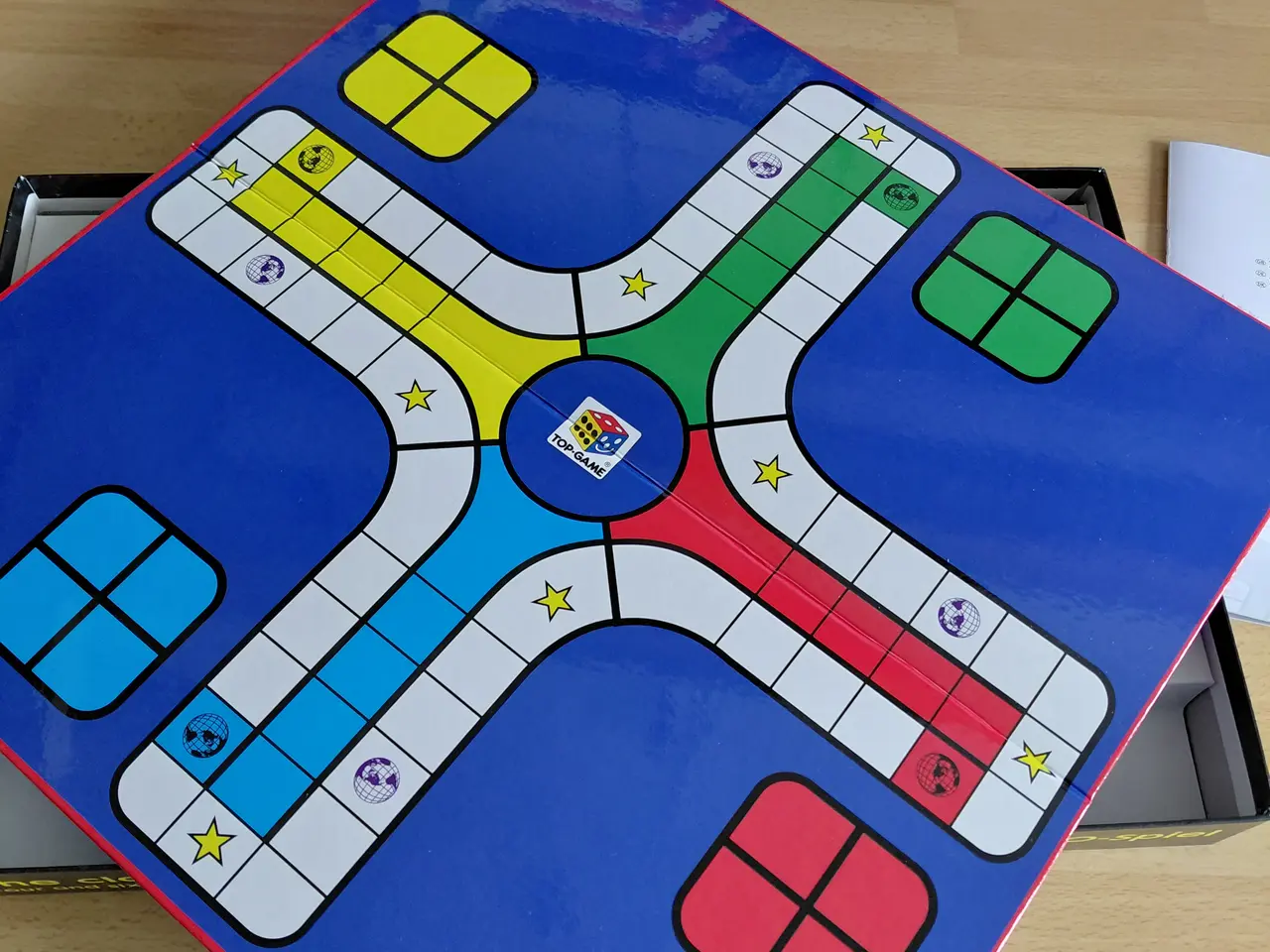 Billede 3 - Ludo brætspil med 4 og 6 mands plade