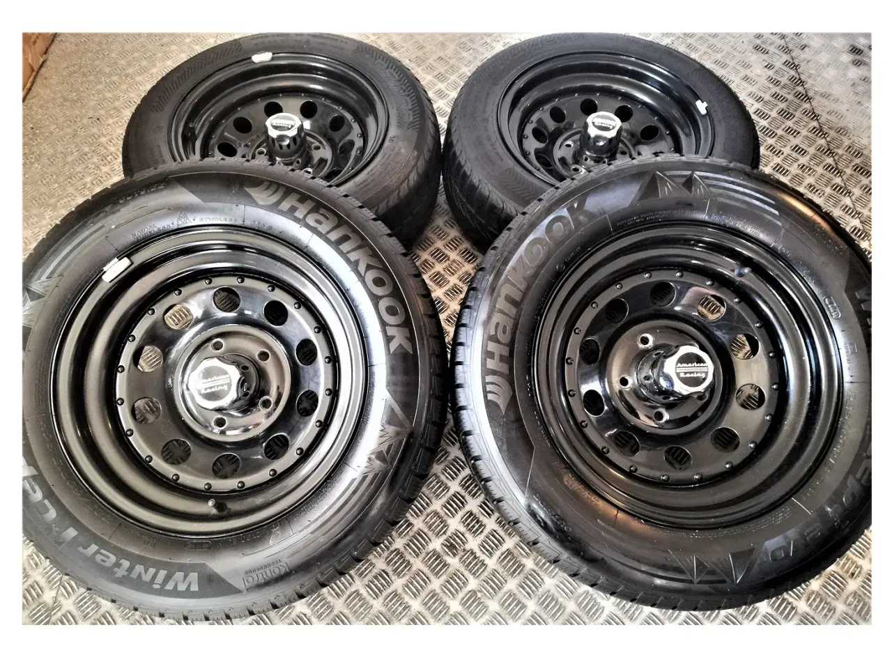 Billede 2 - 5x114,3 15" Black American Racing Wheels