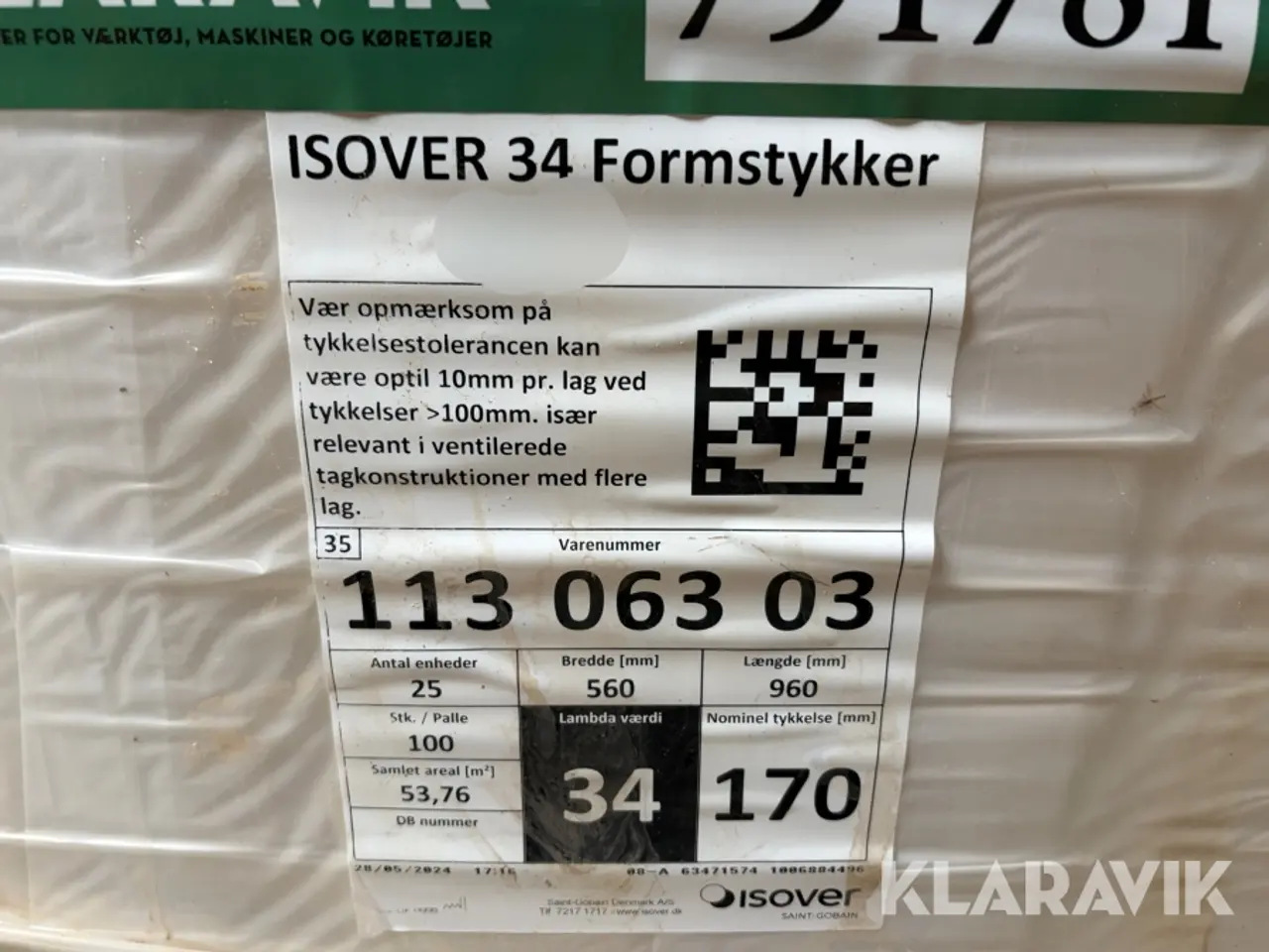Billede 11 - Isolering Isover 34 Formstykker