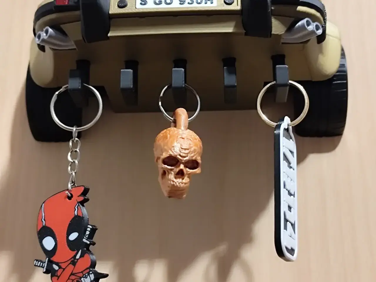 Billede 6 - 3D printet nøgle holder