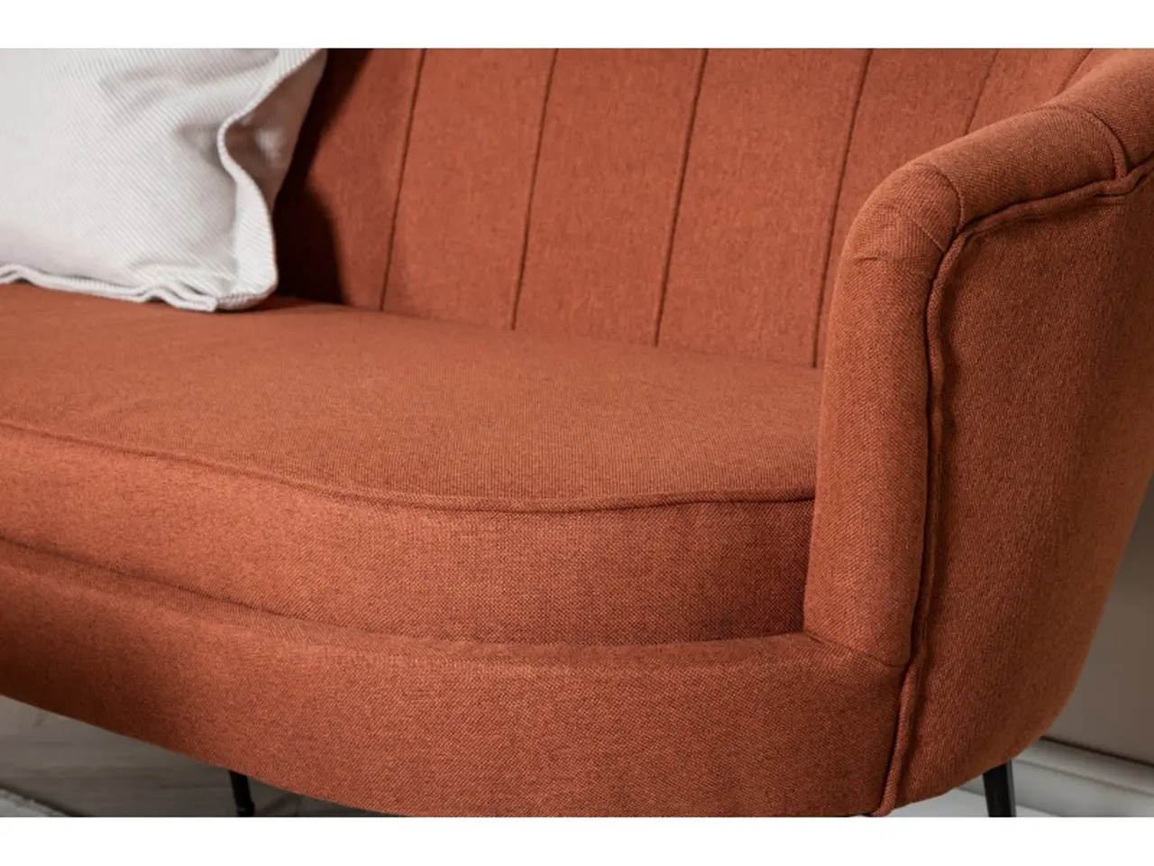 Billede 7 - Calais 3 personers Sofa - Sort og - Rød