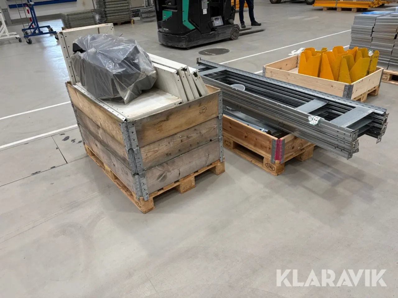 Billede 1 - Pallereol - 8 stigereoler med hylder