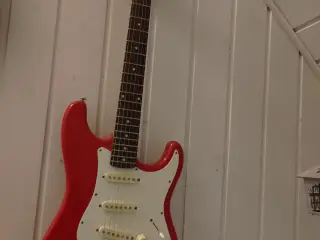 Silvertone strat-guitar