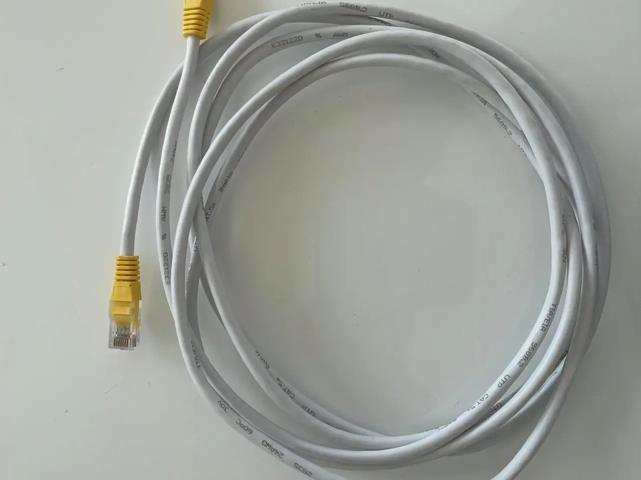 Billede 3 - netværkskabel cat.5e - hvid - 2m