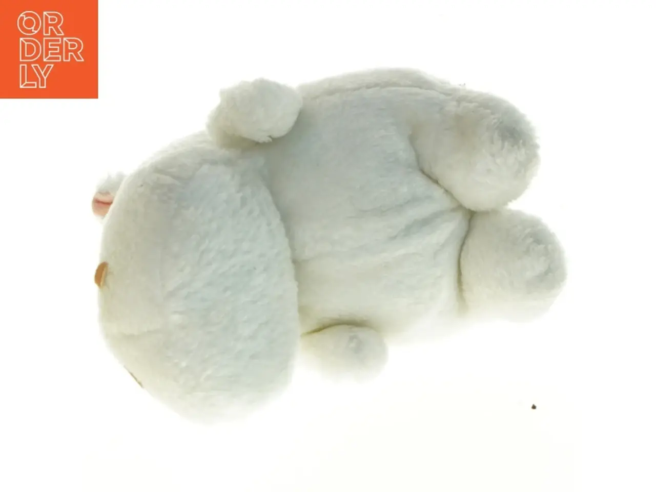 Billede 3 - Hvid bamse (str. 20 x 11 cm)