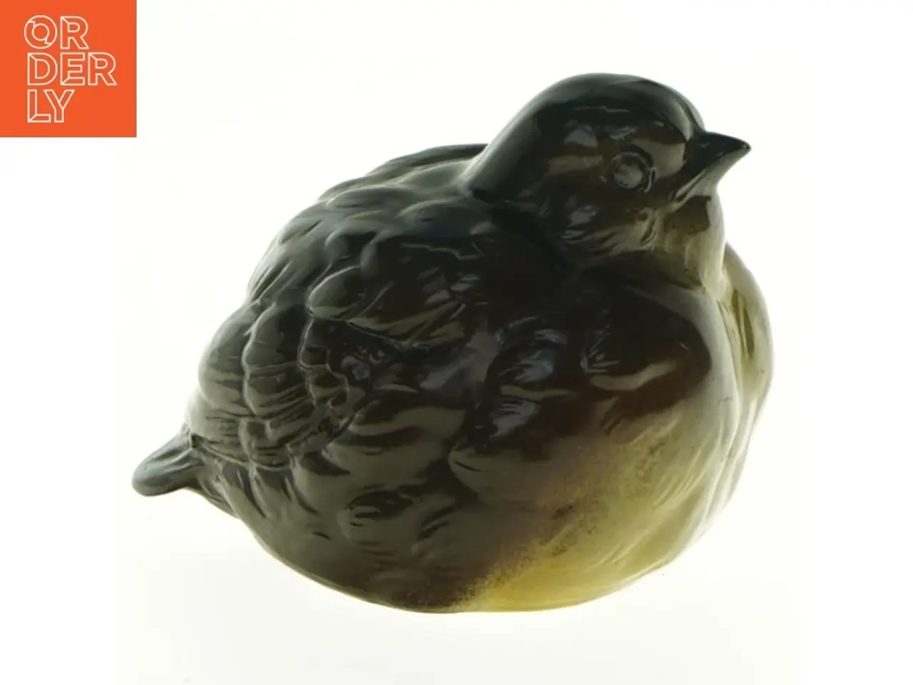 Billede 1 - Keramisk fuglefigur (str. 10 x 8 cm)