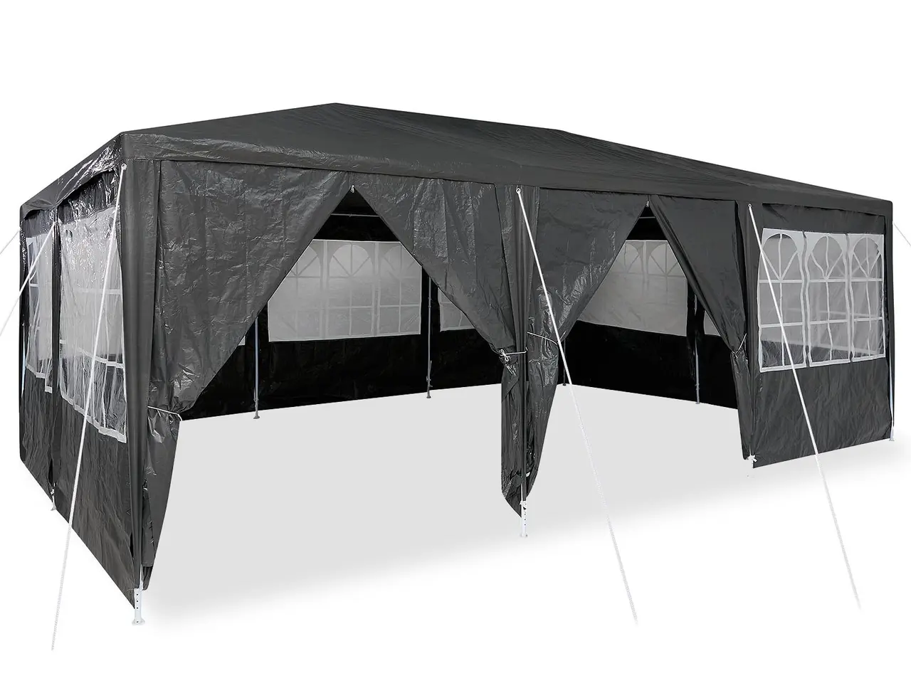 Billede 3 - Party Tent Anthracit og hvid 600 x 400 x 266 cm
