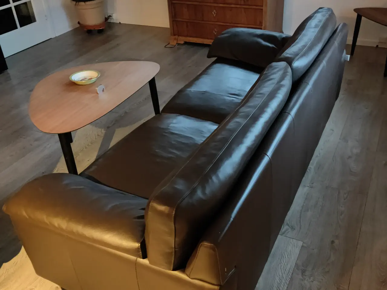 Billede 1 - Hjort Knudsen 3 pers. Lædersofa