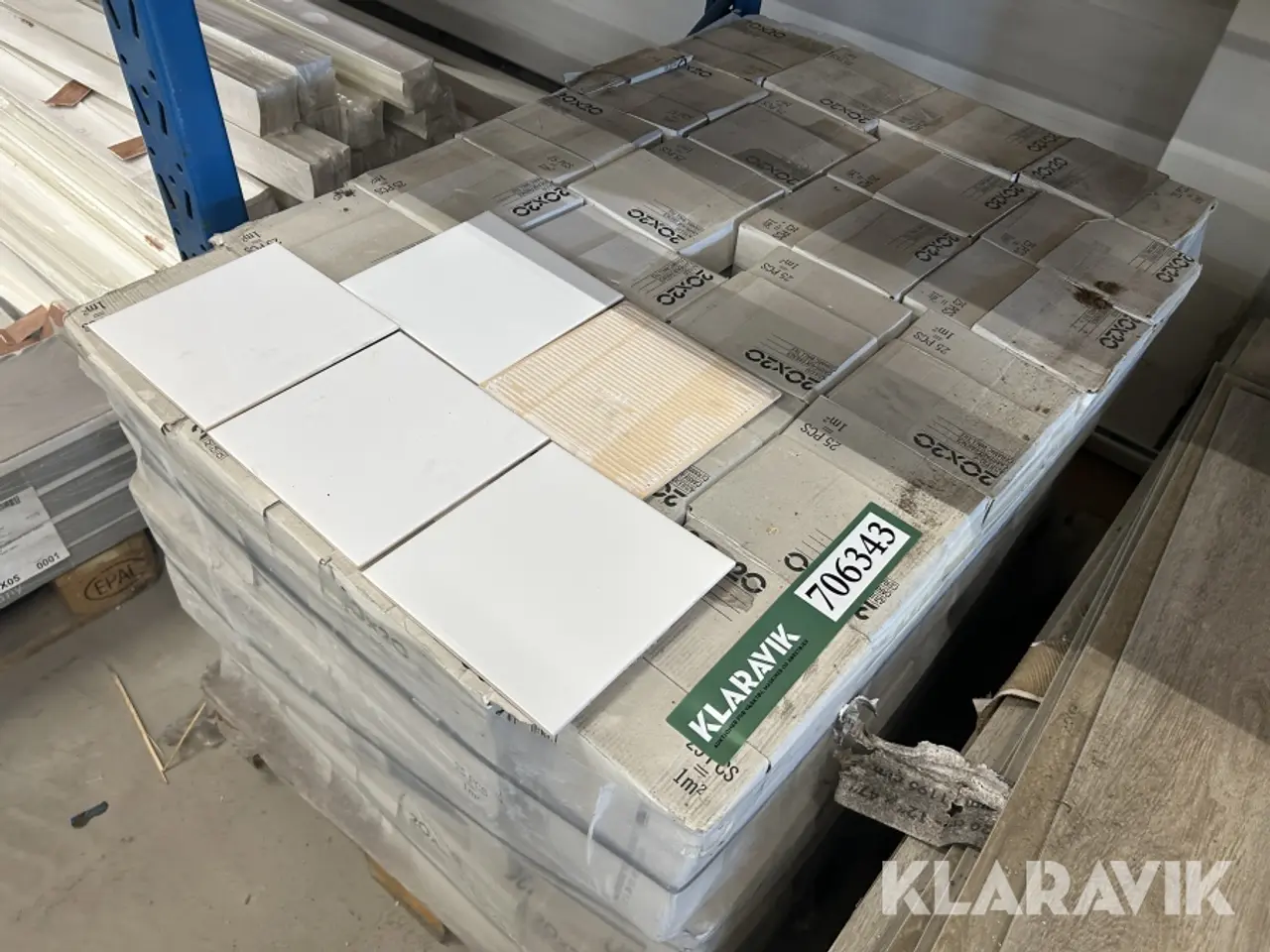 Billede 1 - Klinker Azulejo Hvid 23m2, 23 pakker