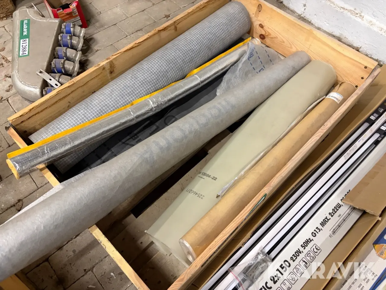 Billede 1 - Diverse ruller med net/plast/folie - cirka 6 ruller
