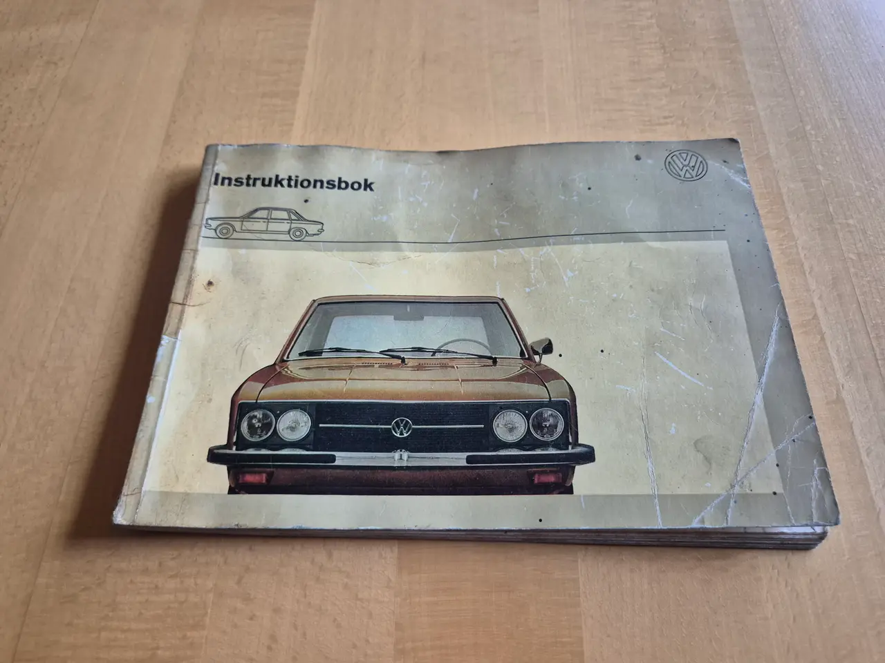 Billede 1 - Instruktionsbog VW K70.
