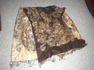 Pashmina tørklæde str. 170 cm x 72 cm