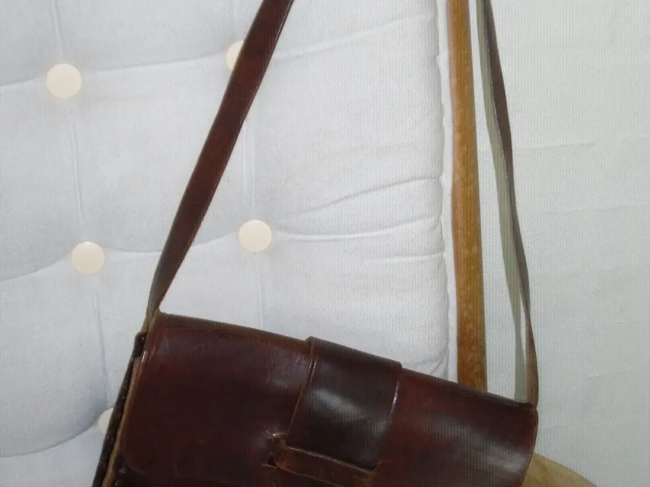 Billede 3 - Fed Retro TASKE I LÆDER.