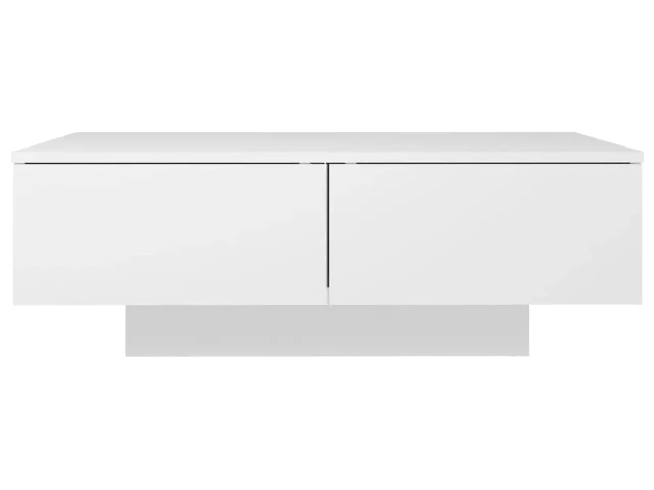 Billede 4 - Sofabord i hvidt konstrueret træ - 90 × 60 × 31 cm