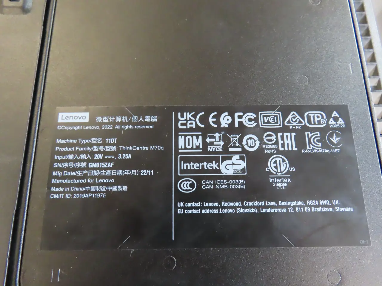 Billede 3 - Computer LENOVO thinkcentre m70q