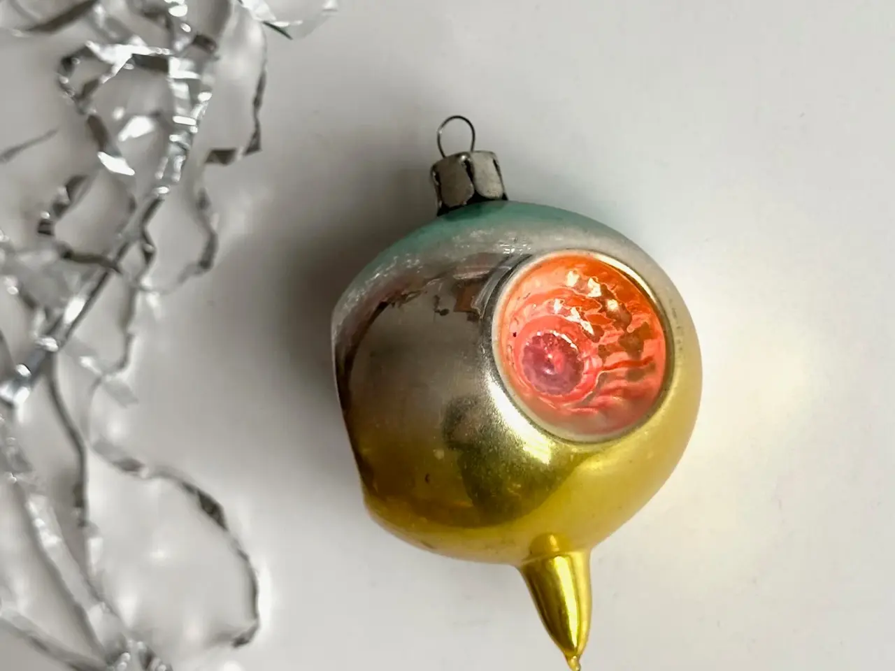 Billede 2 - Vintage julekugle m reflektor