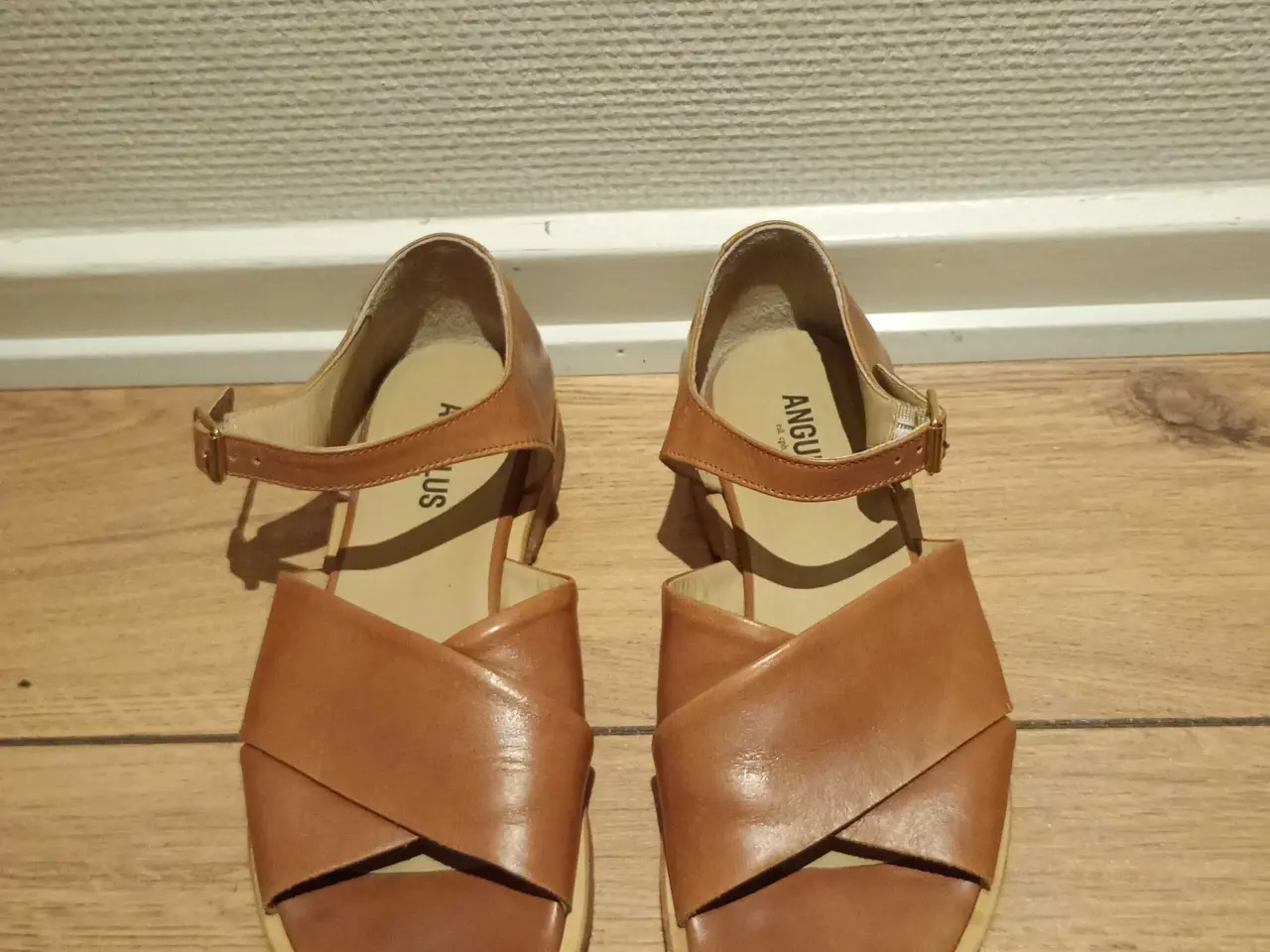 Billede 1 - Damesandaler, ANGULUS, skind, str. 37.5