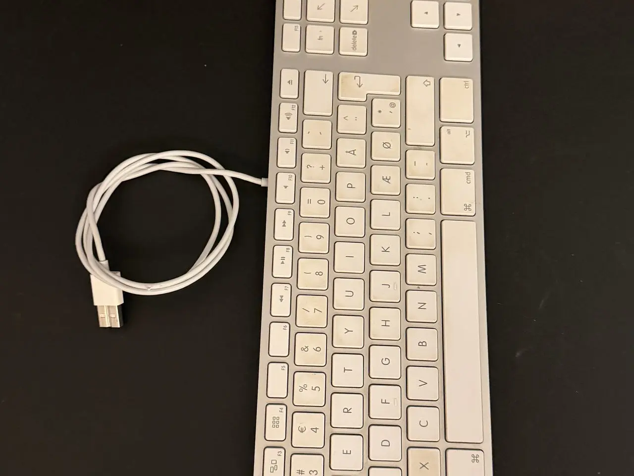 Billede 1 - Apple USB-tastatur m. numerisk, dansk – nr. 23