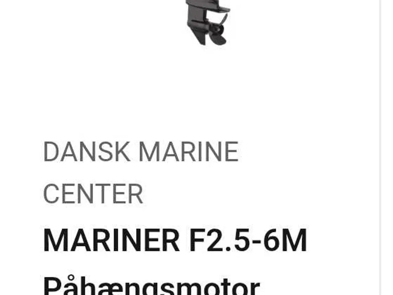 Billede 5 - Mariner 2.5hk 4 takt