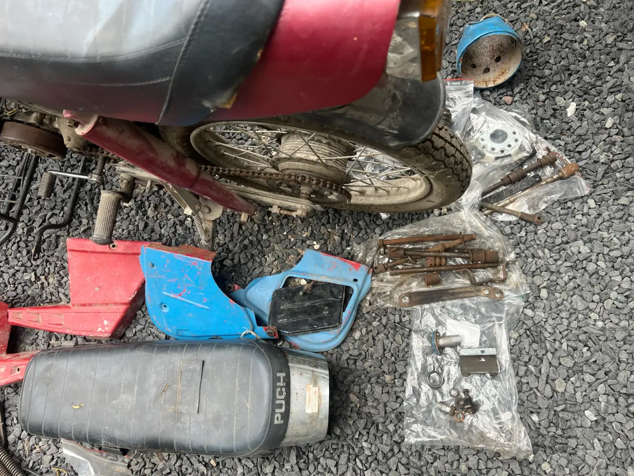 Billede 6 - Puch vz50 - 3 danske Puch maxi stel + dele