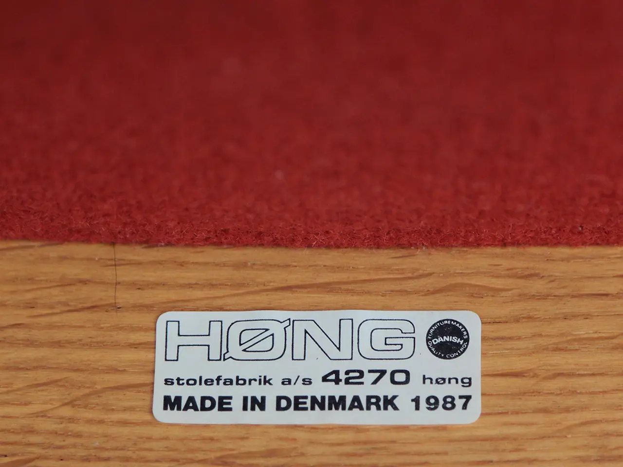 Billede 11 - Erik Kirkegaard armstol i eg – Høng 1987