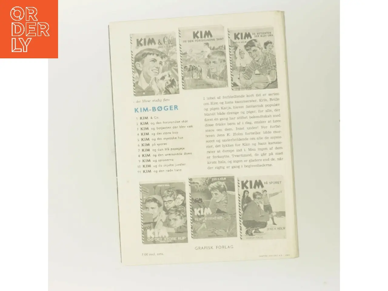 Billede 3 - Kim og den blå papegøje af Jens K. Holm (Bog)
