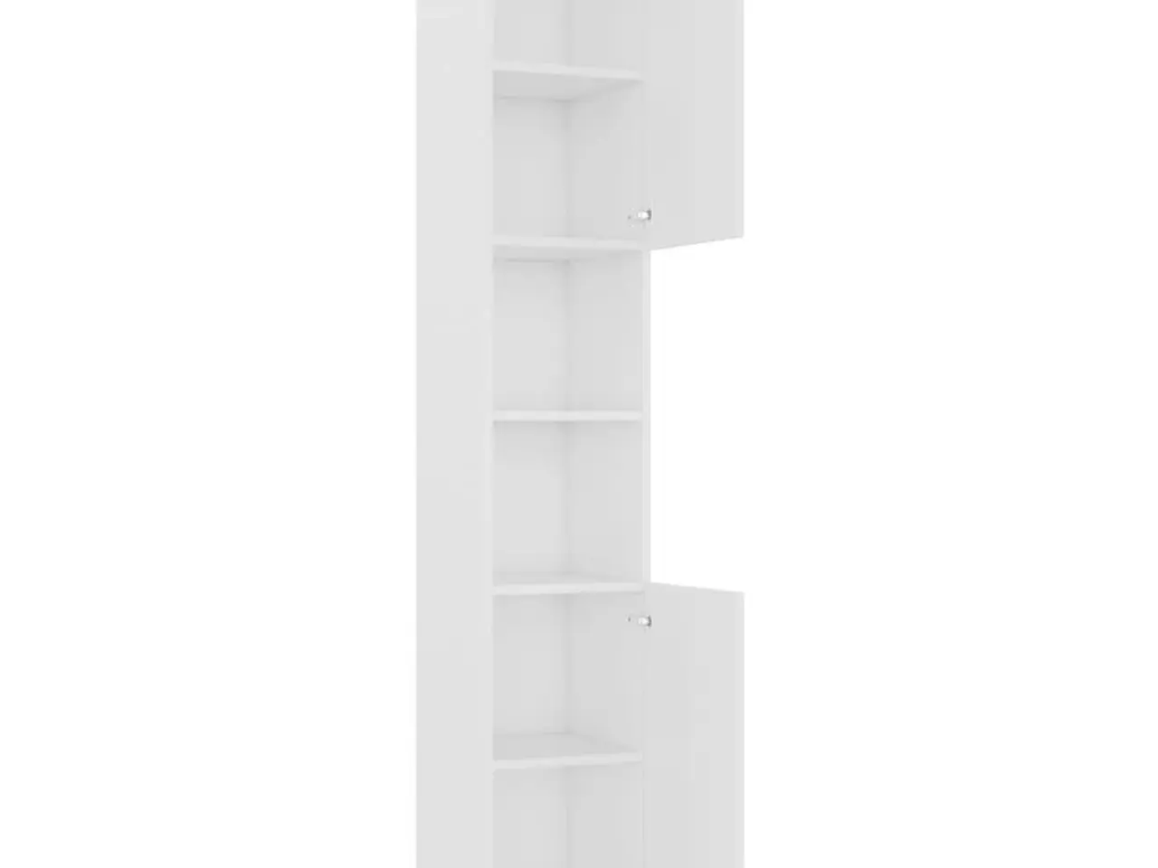 Billede 5 - Badeværelsesskab 30 × 30 × 179 cm - hvidt konstrueret træ