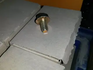Nye 50stk M8x14mm elforzinket sætbolt m låseflance