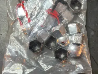 Hjul bolte afdækning 17mm 20 stk