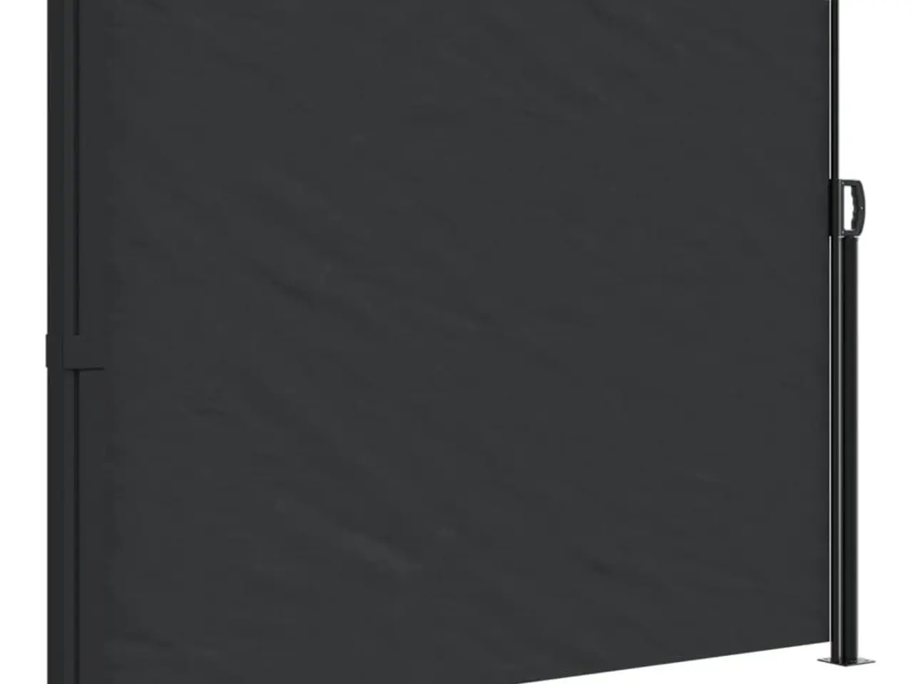 Billede 2 - Sidemarkise 160x300 cm sammenrullelig sort