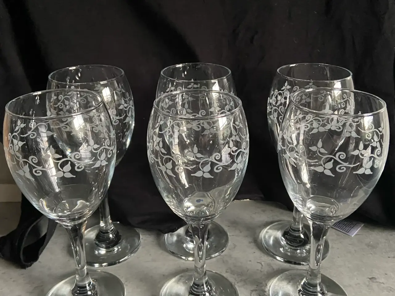Billede 1 - 6 Hvidvin Glas