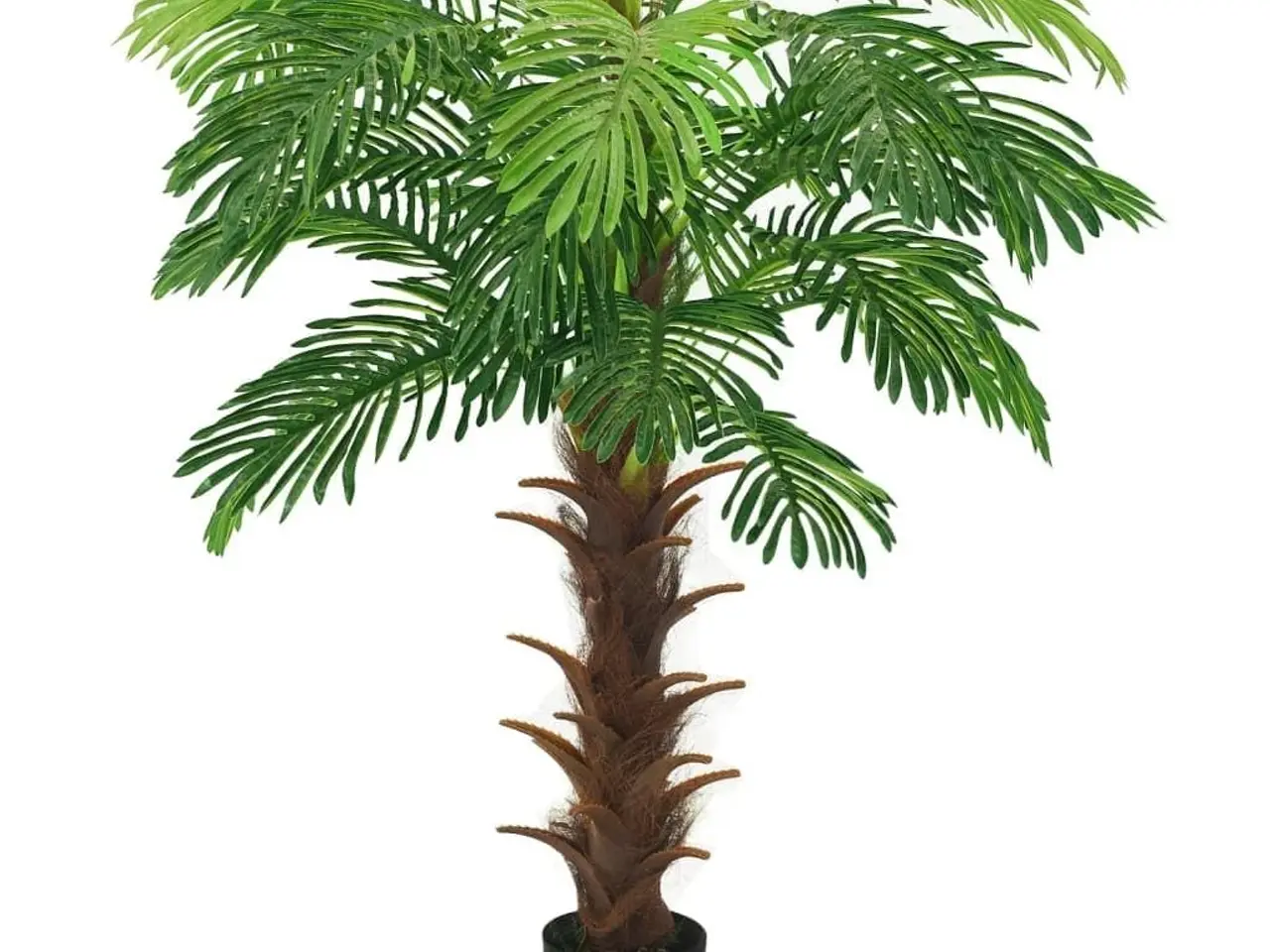 Billede 2 - Kunstig cycaspalme med potte - grøn, 130-140 cm