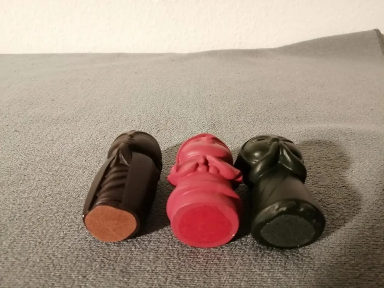Billede 3 - 3 Smukke Japanske Praying Jizo Figurer