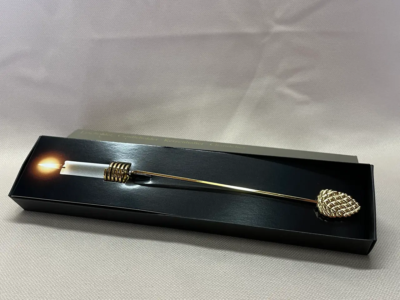 Billede 3 - 4 stk. Georg Jensen lysholdere i originale æsker.