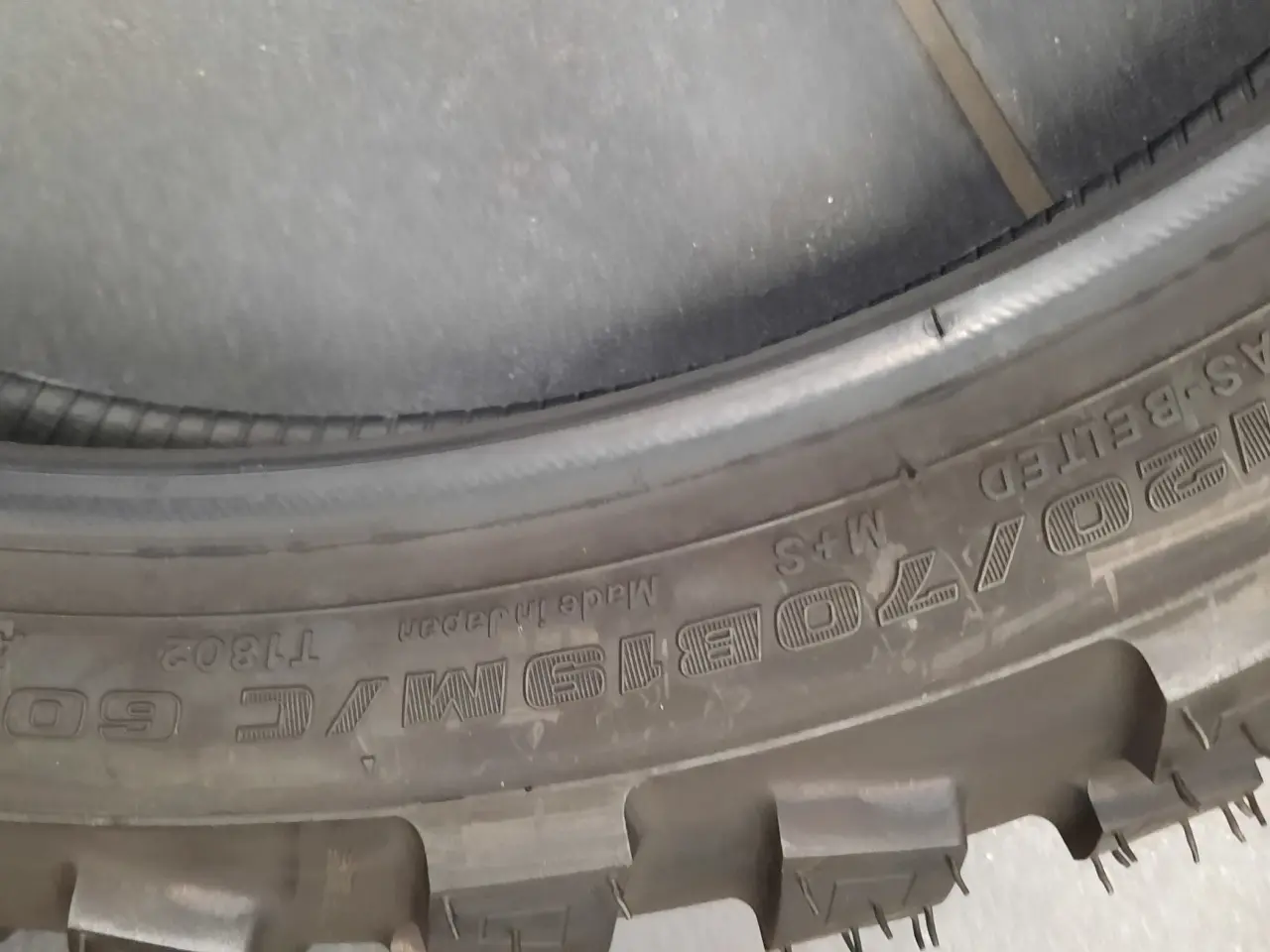 Billede 4 - 120/70-19 Bridgestone AX41