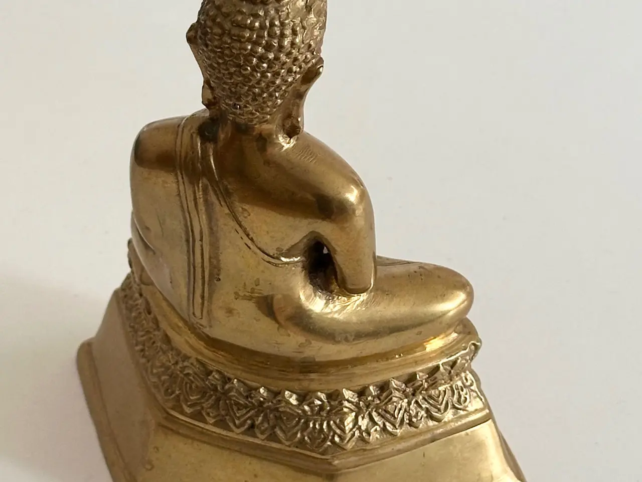 Billede 5 - Thailandsk buddhafigur, messing