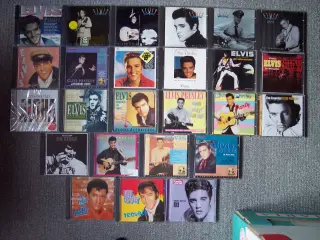 .38 ELVIS PRESLEY  CDer & DVD'er sælges stykvis   