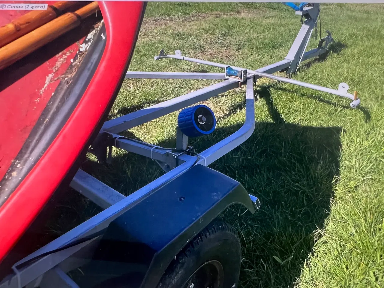 Billede 1 - Jolle med flot Brenderup bådtrailer